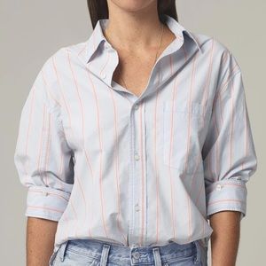 Citizens Of Humanity Kayla shirt in rosemont stripe